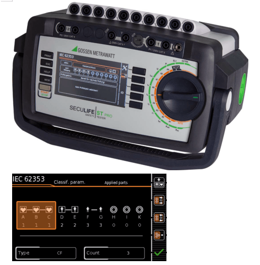 綜合醫(yī)療電氣安規(guī)測試儀SECULIFE ST PRO 綜合醫(yī)療電氣安規(guī)測試儀SECULIFE ST PRO